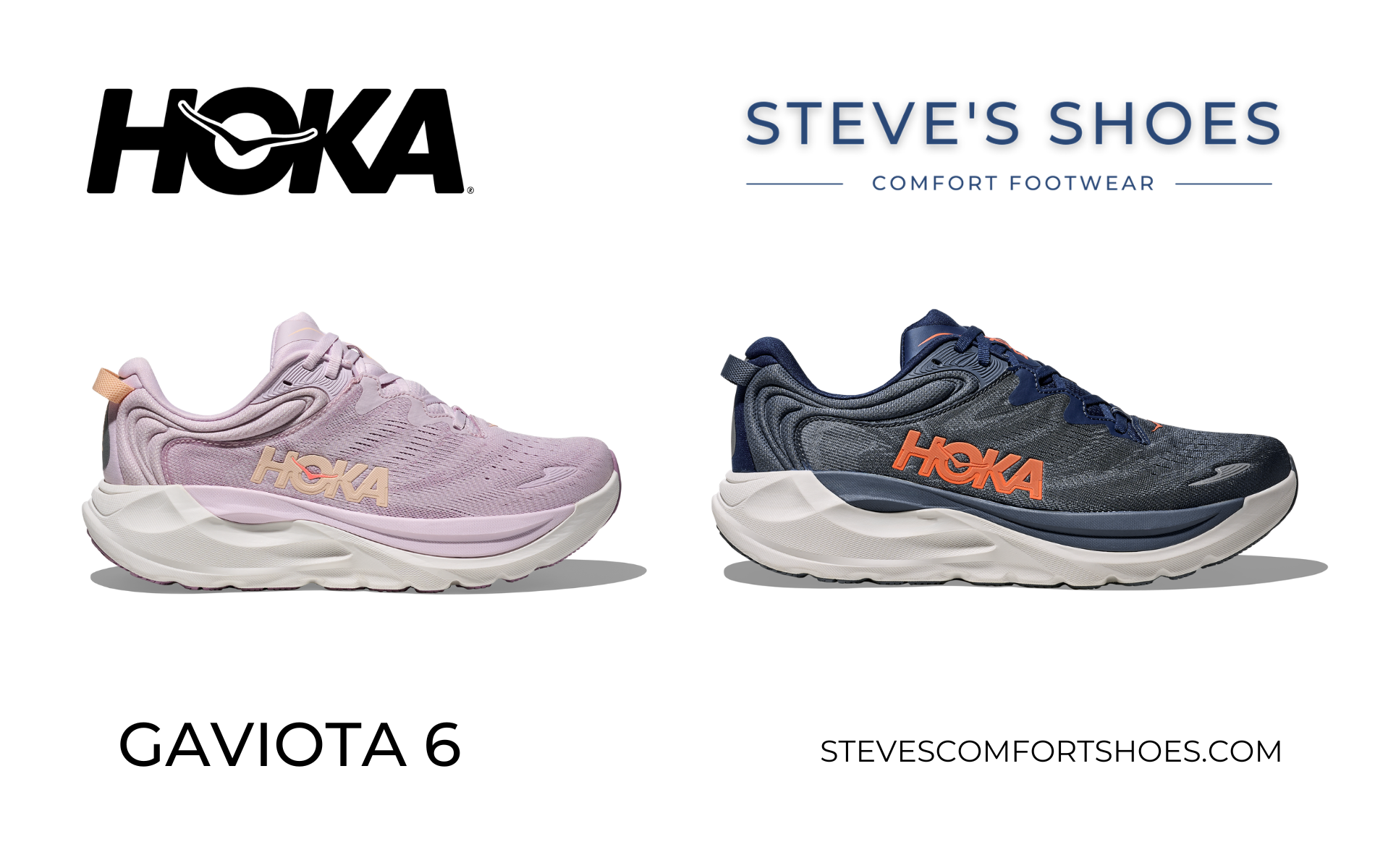 The New HOKA Gaviota 6 Has Arrived at Steve's Shoes Yonkers, NY