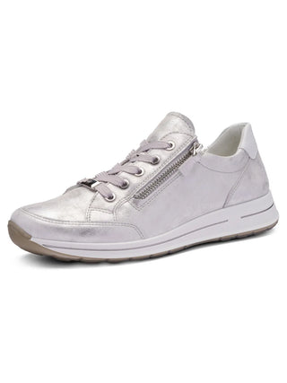 Oleanna Women's Zip Sneaker - Dusty White