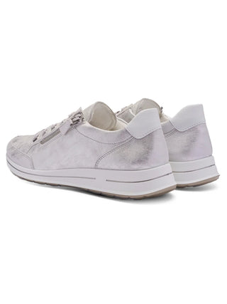 Oleanna Women's Zip Sneaker - Dusty White