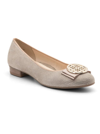Bambi Women's Ornament Ballet Flat - Sand