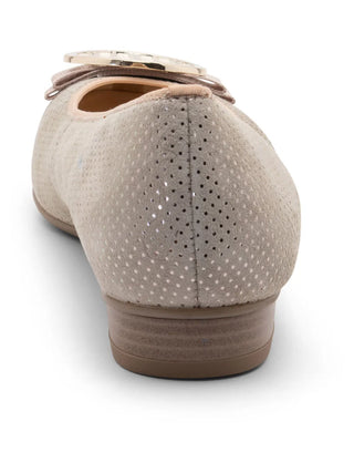 Bambi Women's Ornament Ballet Flat - Sand