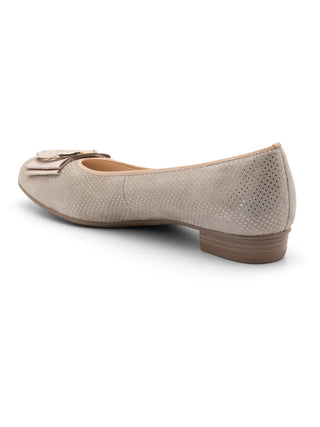 Bambi Women's Ornament Ballet Flat - Sand