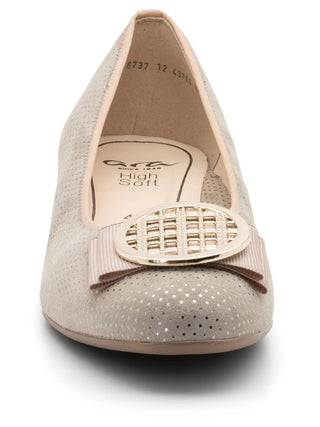 Bambi Women's Ornament Ballet Flat - Sand