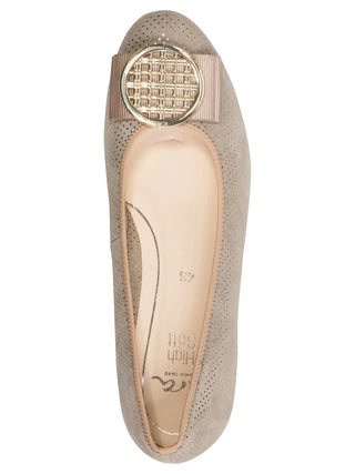 Bambi Women's Ornament Ballet Flat - Sand