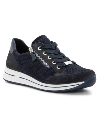 Oleanna Women's Zip Sneaker - Blue