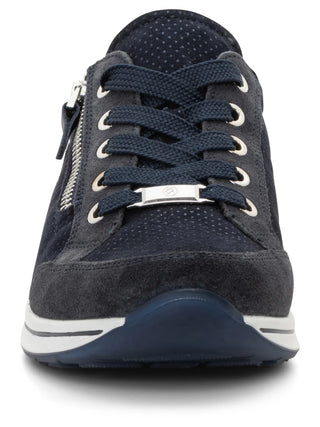 Oleanna Women's Zip Sneaker - Blue