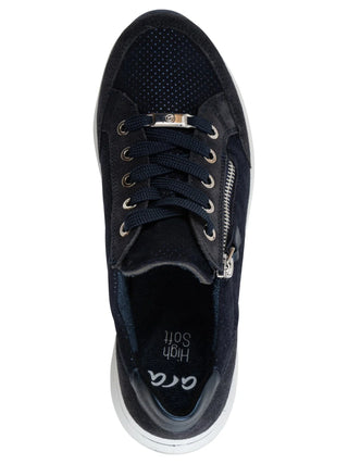 Oleanna Women's Zip Sneaker - Blue