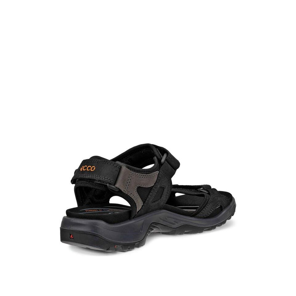 Sz 47/ 13-13.5 Mens ECCO Yucatan Black Leather Sport Hiking Sandals VGUC! ECCO YUCATAN SZ 47 SANDAL BLACK/MOLE LEATHER (MEN main image 4
