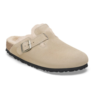 Boston Shearling - Suede Leather - Taupe