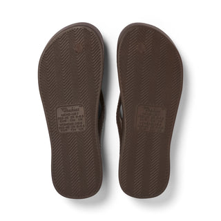 Arch Support Flip Flops - Brown