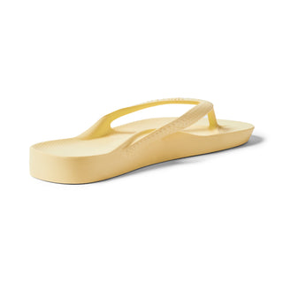 Arch Support Flip Flops - Lemon