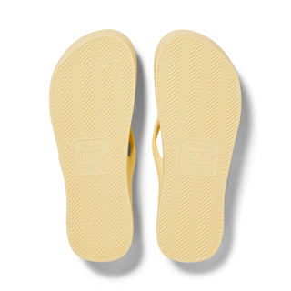 Arch Support Flip Flops - Lemon