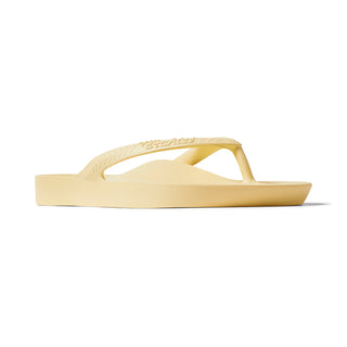 Arch Support Flip Flops - Lemon