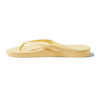 Arch Support Flip Flops - Lemon