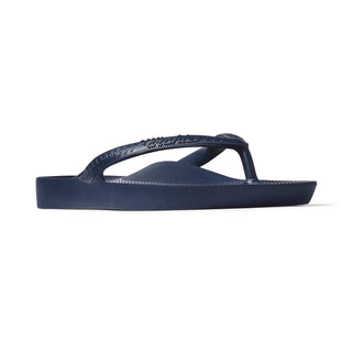 Arch Support Flip Flops - Navy