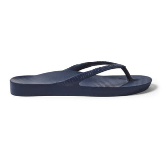 Arch Support Flip Flops - Navy