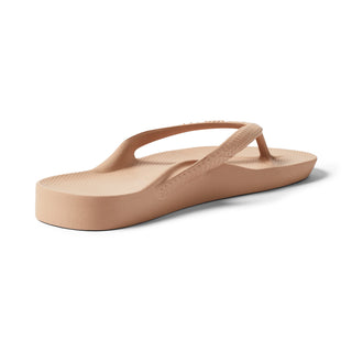 Arch Support Flip Flops - Tan
