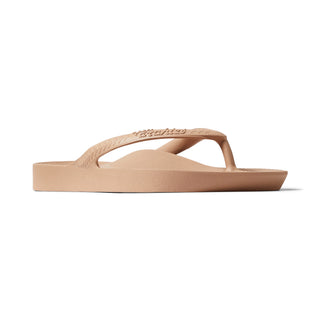 Arch Support Flip Flops - Tan