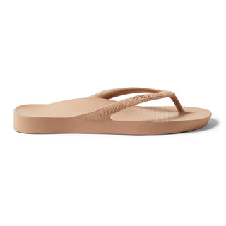 Arch Support Flip Flops - Tan