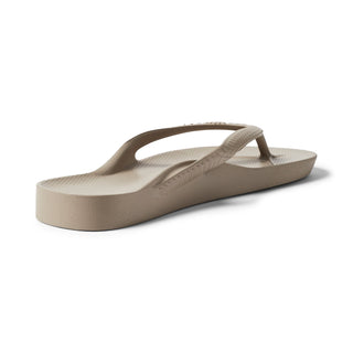 Arch Support Flip Flops - Taupe