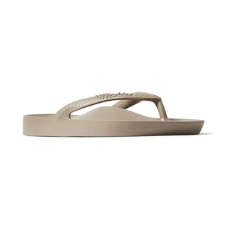 Arch Support Flip Flops - Taupe