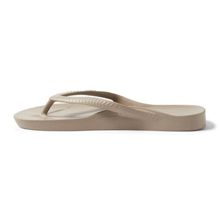 Arch Support Flip Flops - Taupe