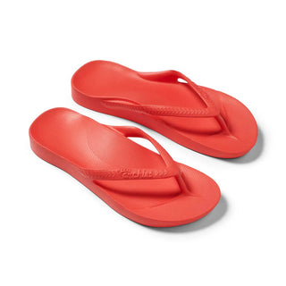 Arch Support Flip Flops - Coral