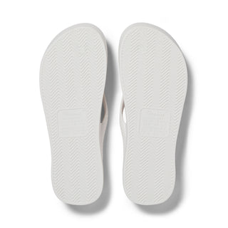 Arch Support Flip Flops - White