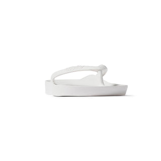Arch Support Flip Flops - White