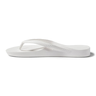 Arch Support Flip Flops - White