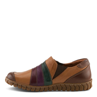 Neeta Shoes - Camel Multi