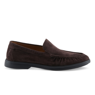 Men's Clarent Slip-On Shoe - Dark Brown Suede