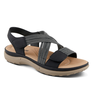 Flexus Crossbeam Sandals - Black