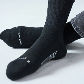 Everyday Women’s Max Cushion Crew Plush Sock - Black