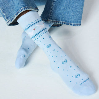 Everyday Women's Max Cushion Crew Snow Dove Sock