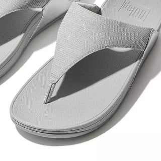 LULU Shimmer - Leather Toe-Post Sandal