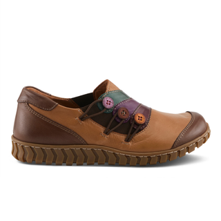 Neeta Shoes - Camel Multi