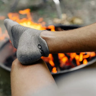 Merino Wool Wicked Comfort Socks | No Show - Grey