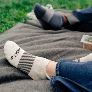 Merino Wool Wicked Comfort Socks | No Show - Mushroom