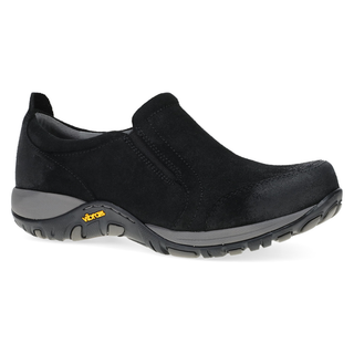 Pippy Black Waterproof Burnished Suede