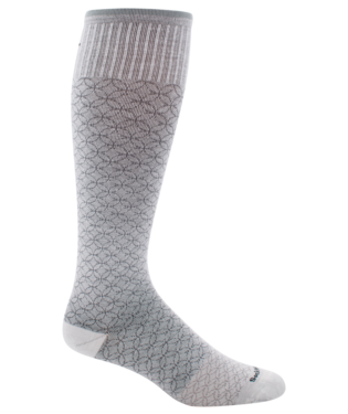 Women's Featherweight Fancy | Moderate Graduated Compression Socks - Natural