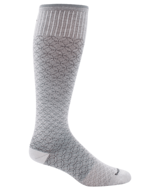 Women's Featherweight Fancy | Moderate Graduated Compression Socks - Natural