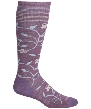 Women's Full Sun | Moderate Graduated Compression Socks | Wide Calf Fit - Orchid