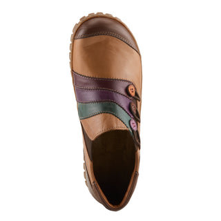 Neeta Shoes - Camel Multi