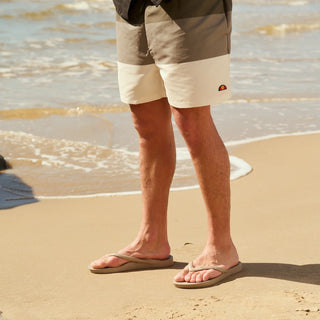 Arch Support Flip Flops - Taupe