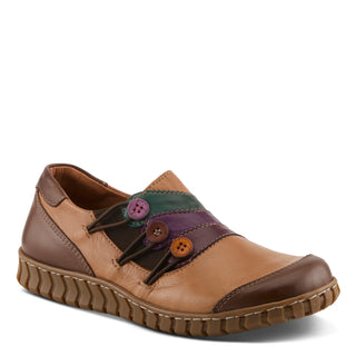 Neeta Shoes - Camel Multi