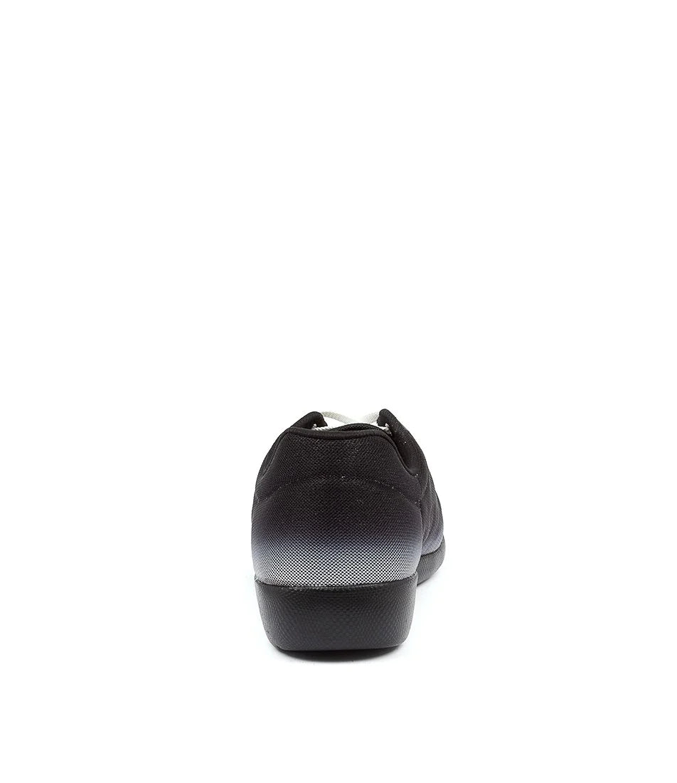 Umbria Black Ombre Black Sole Mesh-3