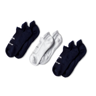 Run-In No Show 3-Pack - Navy / Light Grey / Navy