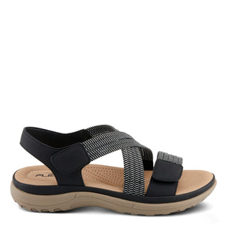 Flexus Crossbeam Sandals - Black