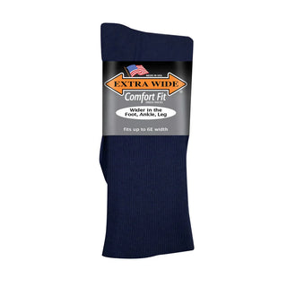 extra long mens dress socks Ames Walker AW 100 Men's Knee High Dress Socks 20-30 mmHg